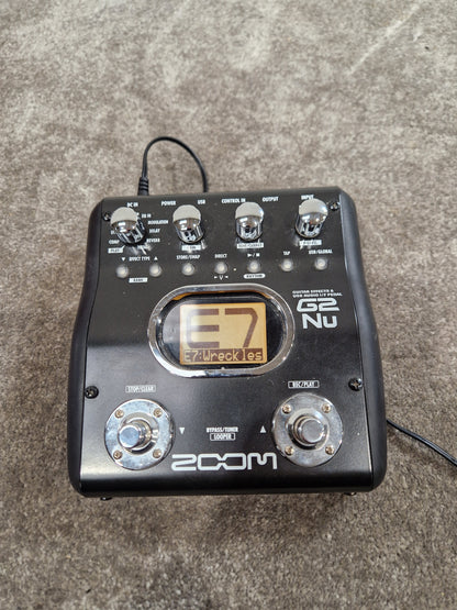 Zoom G2NU - Multi-Effects Processor - Excellent w/ Original Box & Power Supply