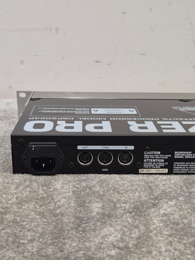 Behringer Virtualizer Pro DSP2024P - Multi-Effects Processor - Excellent - Image 9