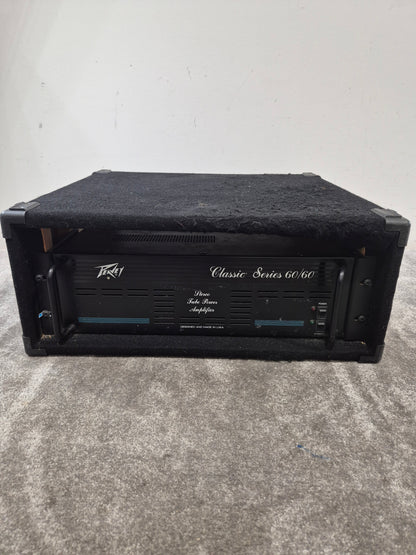 Peavey Classic Series 60/60 - Stereo Tube Power Amp - Good w/ Power Supply