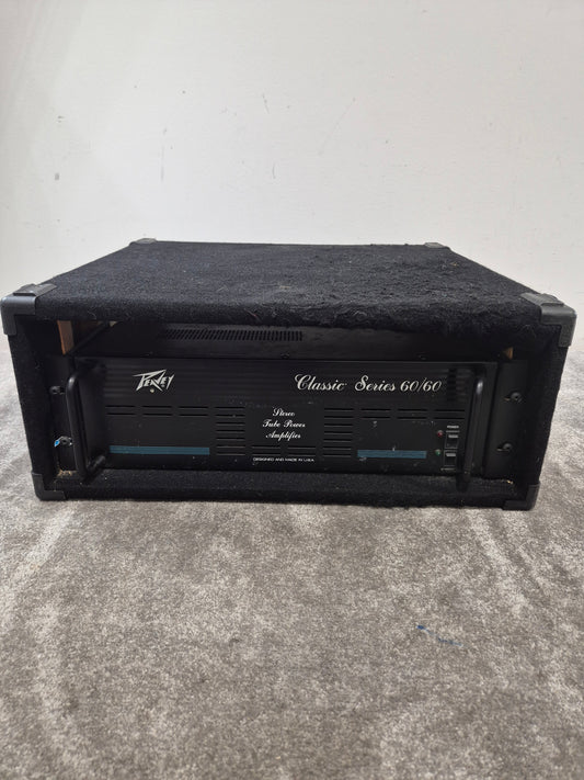 Peavey Classic Series 60/60 - Stereo Tube Power Amp - Good w/ Power Supply