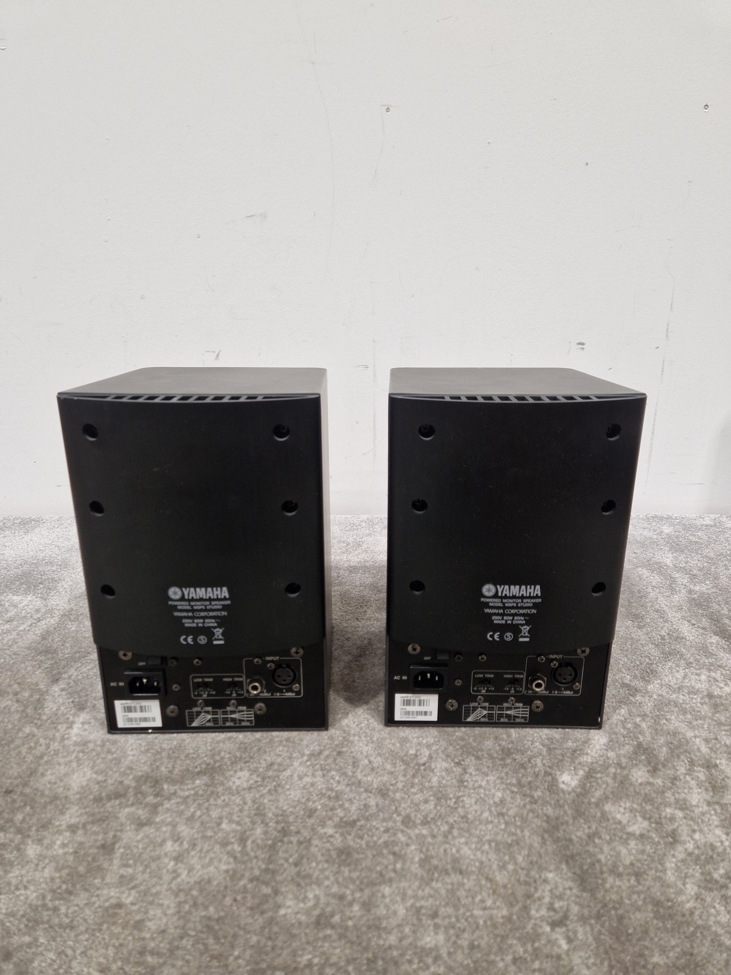 Yamaha MSP5 Speakers - Compact Studio Monitors - Excellent w/ Original Box & Power Supply