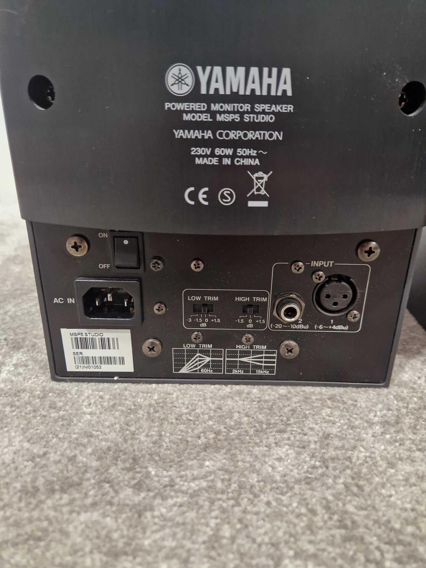 Yamaha MSP5 Speakers - Compact Studio Monitors - Excellent w/ Original Box & Power Supply