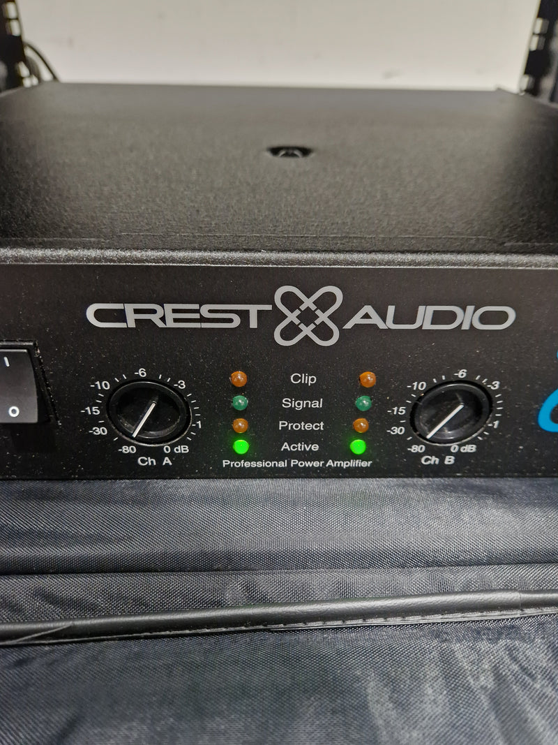 Crest Audio CA6 Power Amplifier - High-Performance Sound - Excellent w/ Rackmounted Soft Case - Image 6