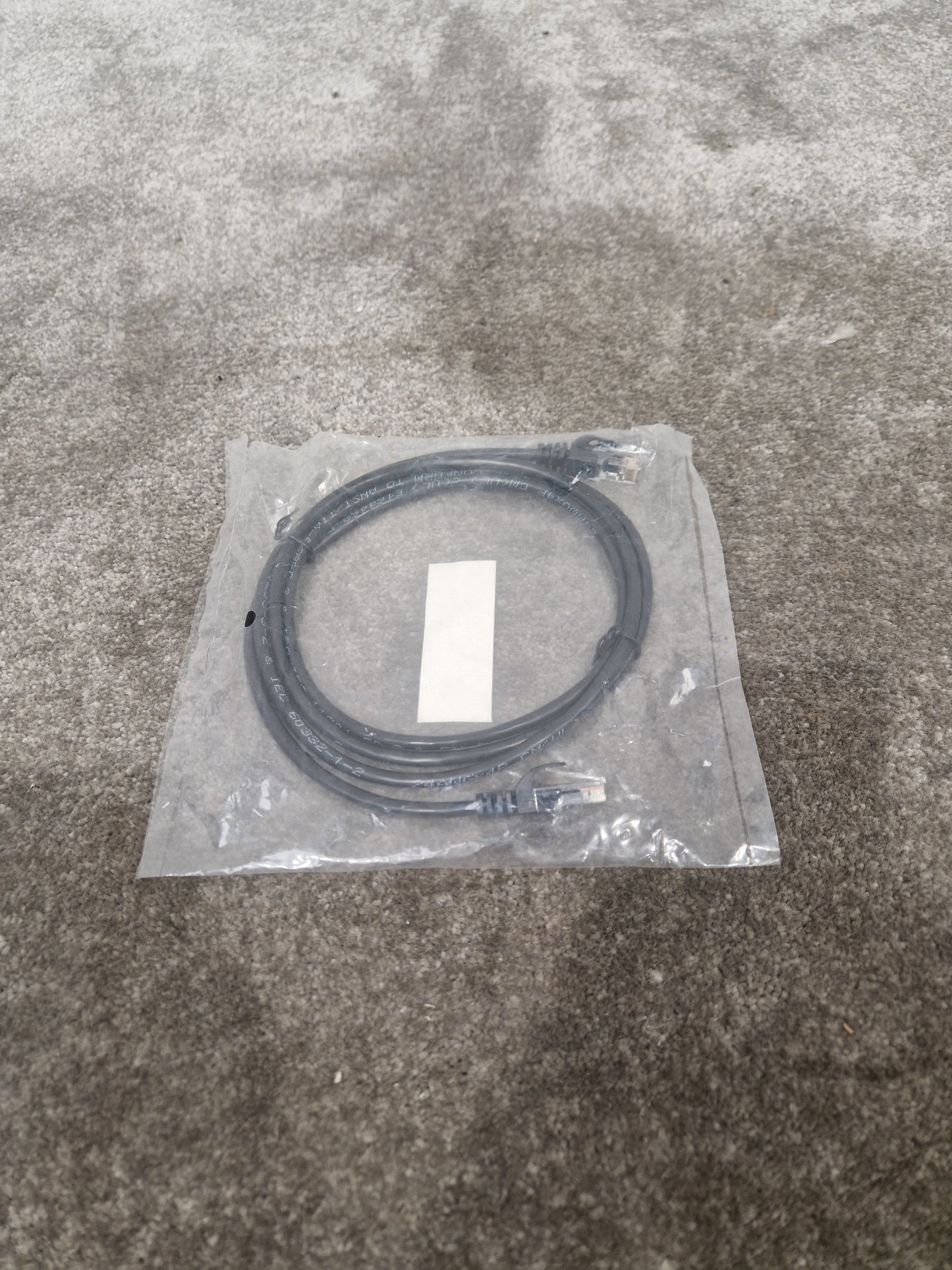 Cat Ethernet Cable 5FT Black - High-Speed Data Transfer - Excellent w/ Original Packet