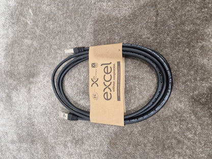 Excel CAT6A 2M Ethernet Cable - High-Speed Data Transfer - Excellent w/ Original packet
