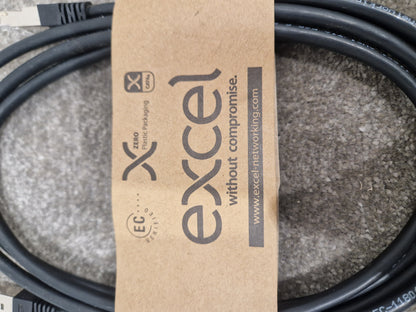 Excel CAT6A 2M Ethernet Cable - High-Speed Data Transfer - Excellent w/ Original packet