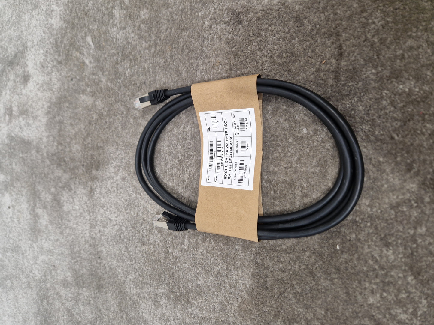 Excel CAT6A 2M Ethernet Cable - High-Speed Data Transfer - Excellent w/ Original packet