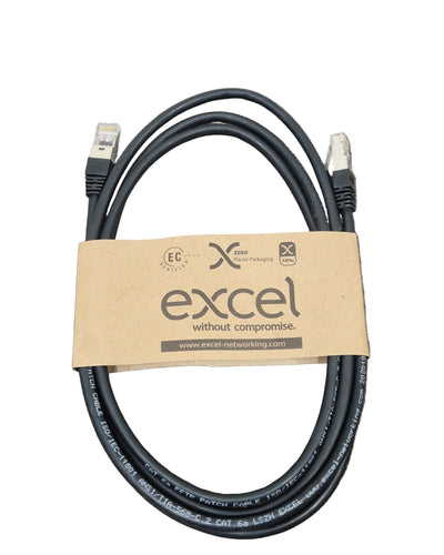 Excel CAT6A 2M Ethernet Cable - High-Speed Data Transfer - Excellent w/ Original packet