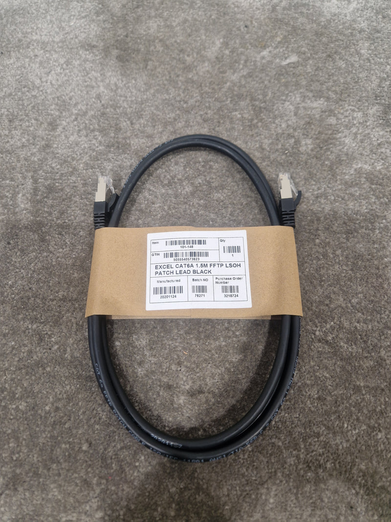 Excel CAT6A 1.5M Ethernet Cable - High-Speed Data Transfer - Excellent w/ Original packet - Image 1