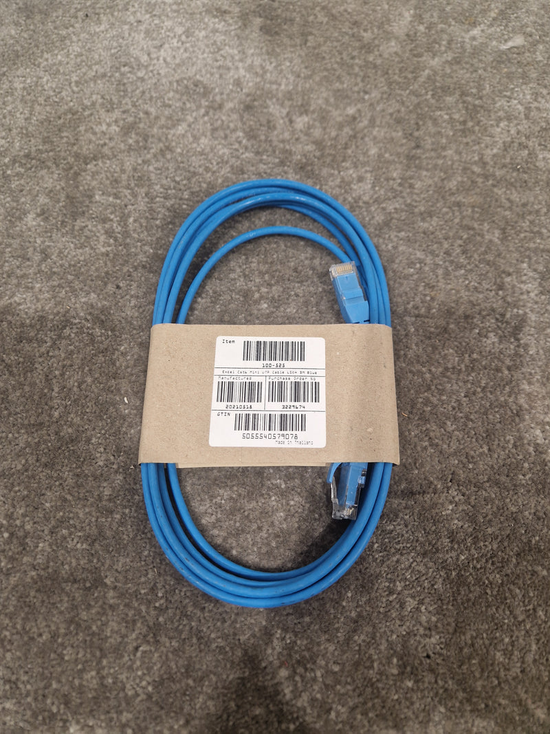 Excel CAT6A 3M Ethernet Cable Blue - High-Speed Data Transfer - Excellent - Image 2