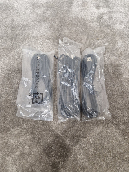 5FT USB Cable Set OF 3 - High-Speed Data Transfer - Excellent