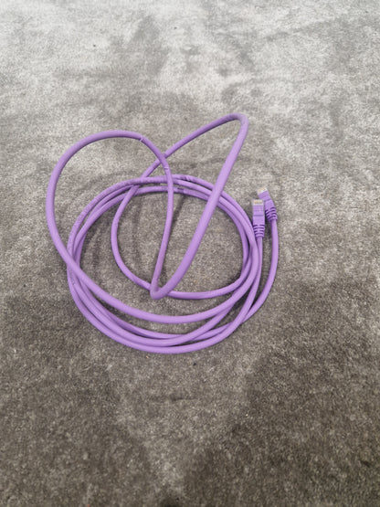 5FT Purple Ethernet Cable - High-Speed Data Transfer - Excellent