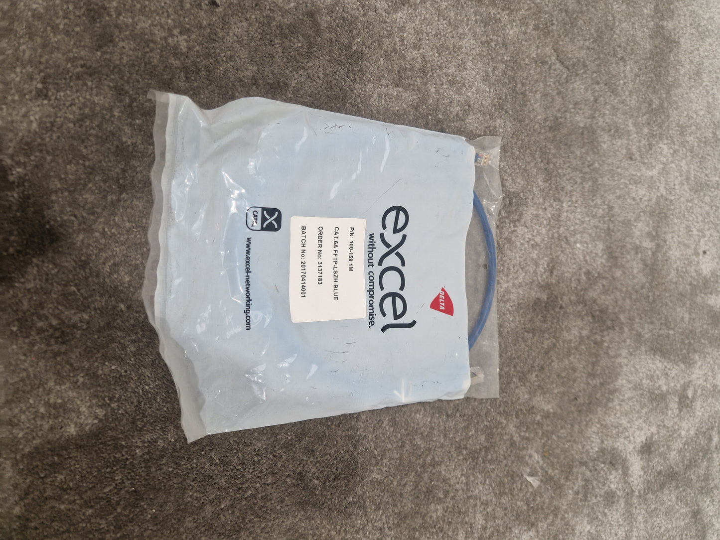 1M Excel Blue Ethernet Cable - High-Speed CAT6 - Excellent w/ Original Packing