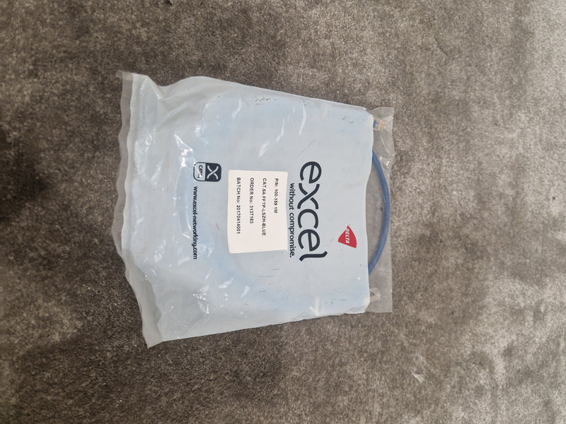 1M Excel Blue Ethernet Cable - High-Speed CAT6 - Excellent w/ Original Packing - Image 2