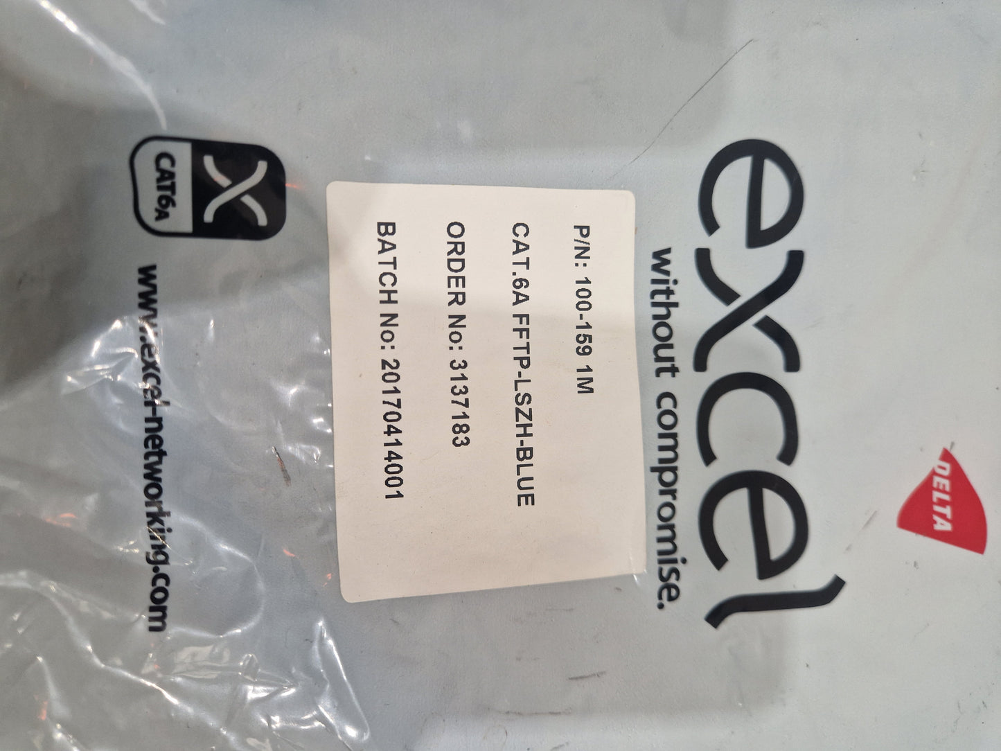 1M Excel Blue Ethernet Cable - High-Speed CAT6 - Excellent w/ Original Packing