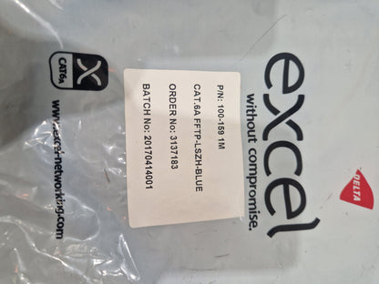 1M Excel Blue Ethernet Cable - High-Speed CAT6 - Excellent w/ Original Packing