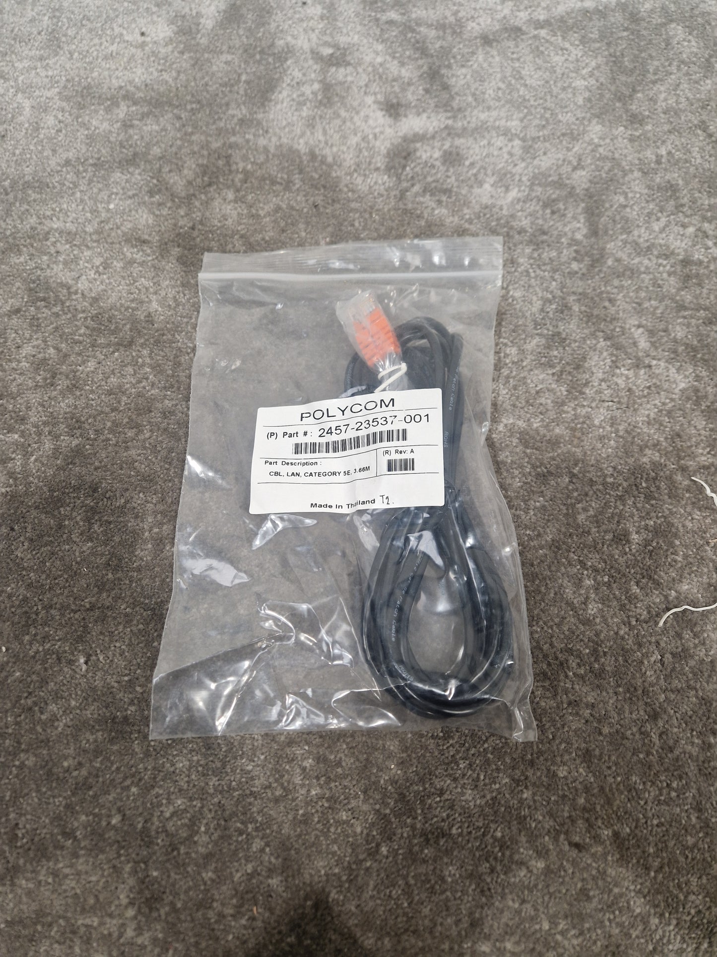 Polycom 3.66M Ethernet Cable - High-Speed Data Transfer - Excellent w/ Original Packing