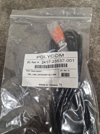 Polycom 3.66M Ethernet Cable - High-Speed Data Transfer - Excellent w/ Original Packing