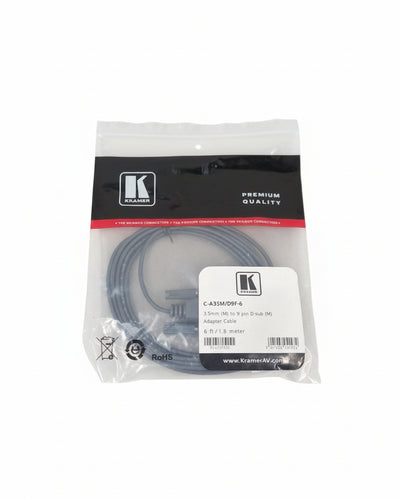 Kramer C-a35m/D9f-6 Cable 6FT - High-Quality Audio Connection - Excellent w/ Original Packing