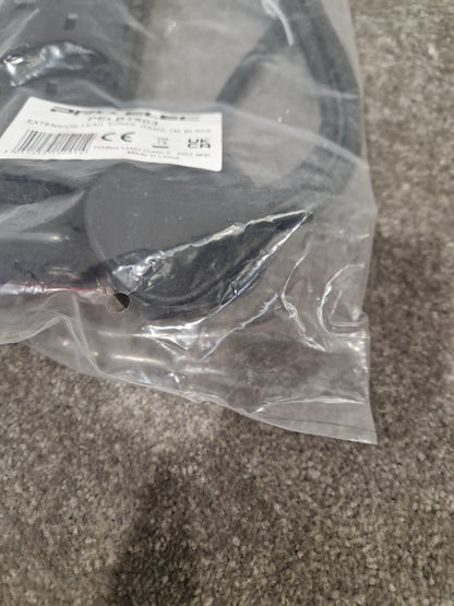 PRO-ELEC Extension Lead Three Gang 1M Black - Durable Power Solution - Excellent w/ Original Packaging