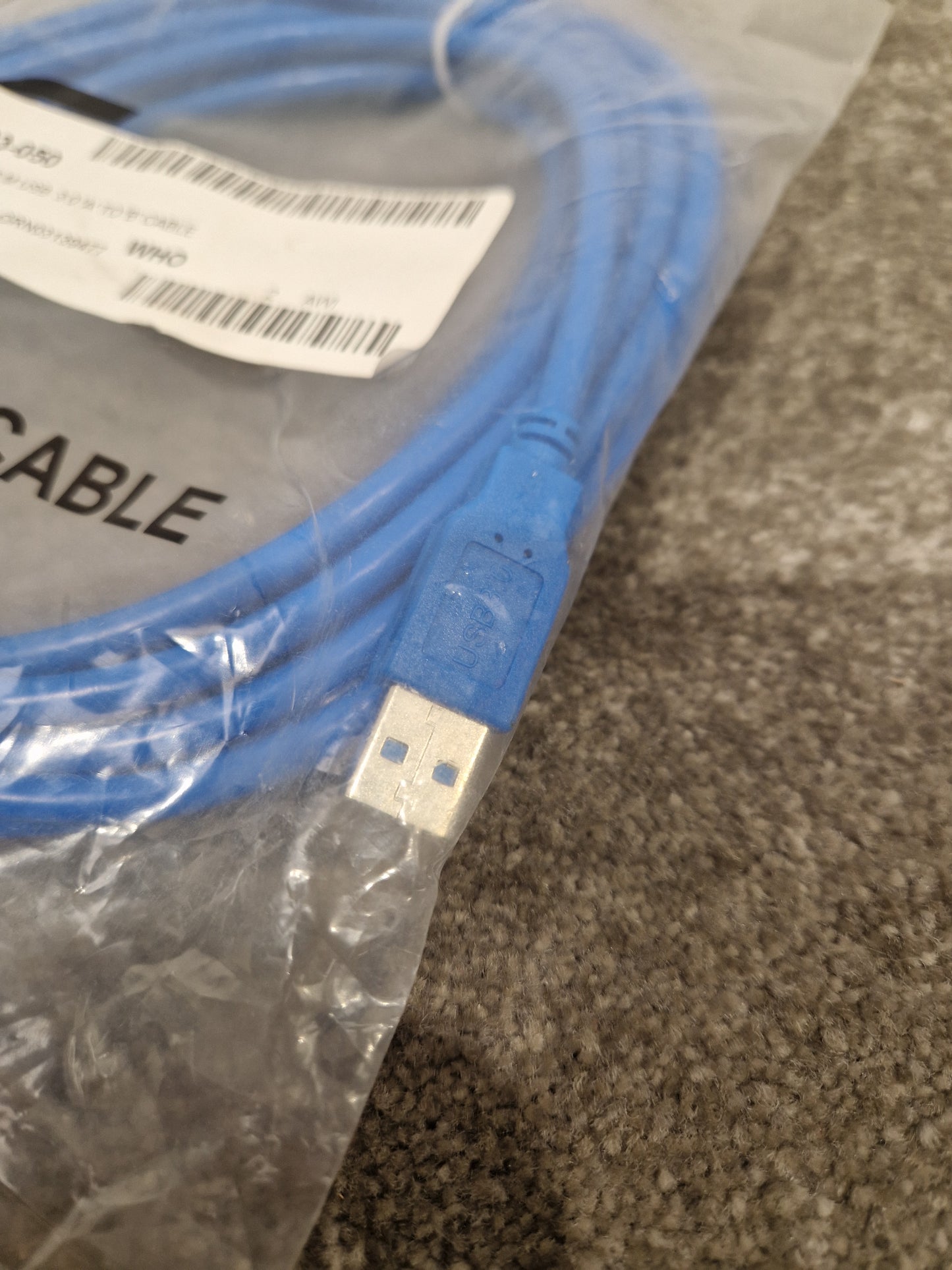 Fairline 5M USB Cable Blue - High-Speed Data Transfer - Excellent w/ Original packaging