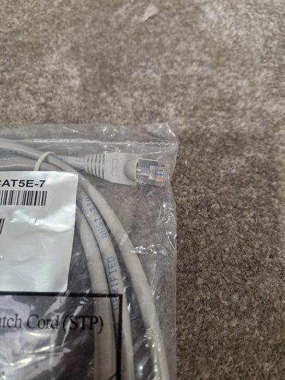 Grey 7FT Long Ethernet Cable - High-Speed Data Transfer - Excellent w/ Original packaging