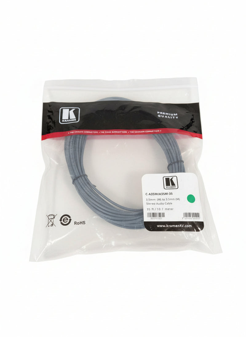 Kramer C-A35M/A35M-35 Cable - High-Performance Audio Cable - Excellent w/ Original packaging - Image 1