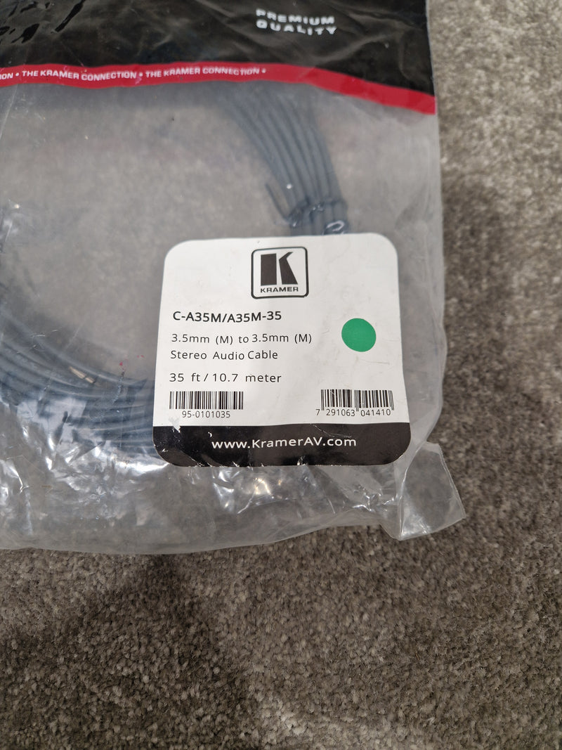 Kramer C-A35M/A35M-35 Cable - High-Performance Audio Cable - Excellent w/ Original packaging - Image 4