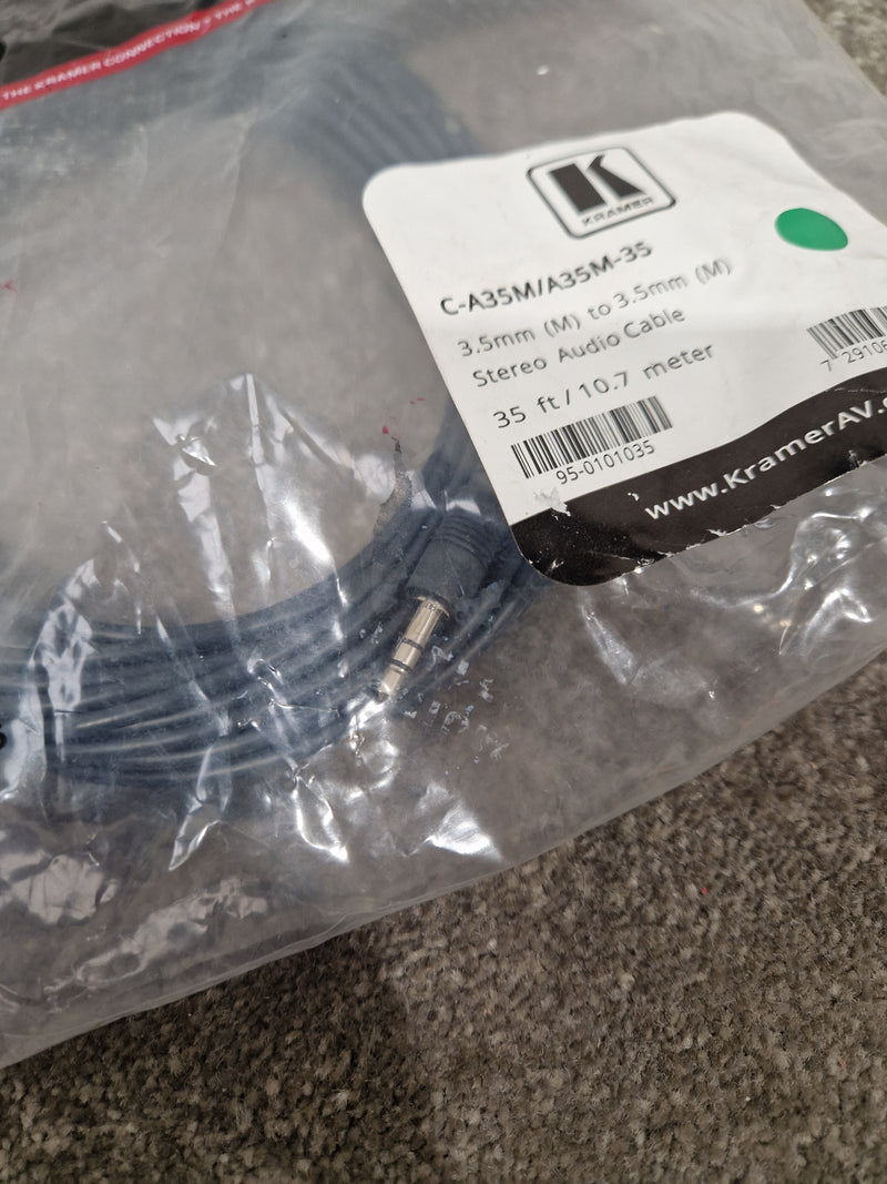 Kramer C-A35M/A35M-35 Cable - High-Performance Audio Cable - Excellent w/ Original packaging - Image 2