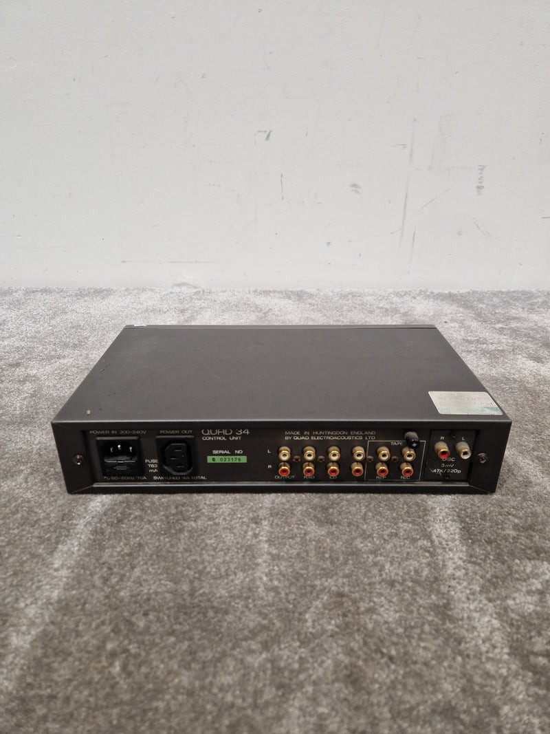 Quad 34 Control Unit - Classic Preamp Design - Good - Image 2