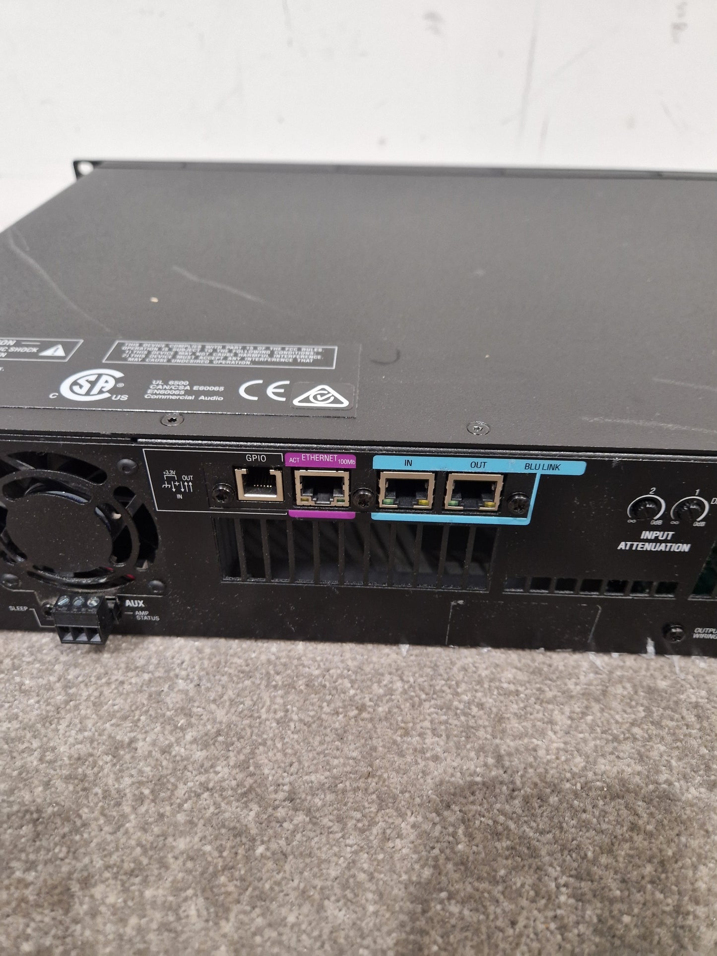 Crown DCI 2|600N - Network Amplifier - Excellent w/ Power Supply