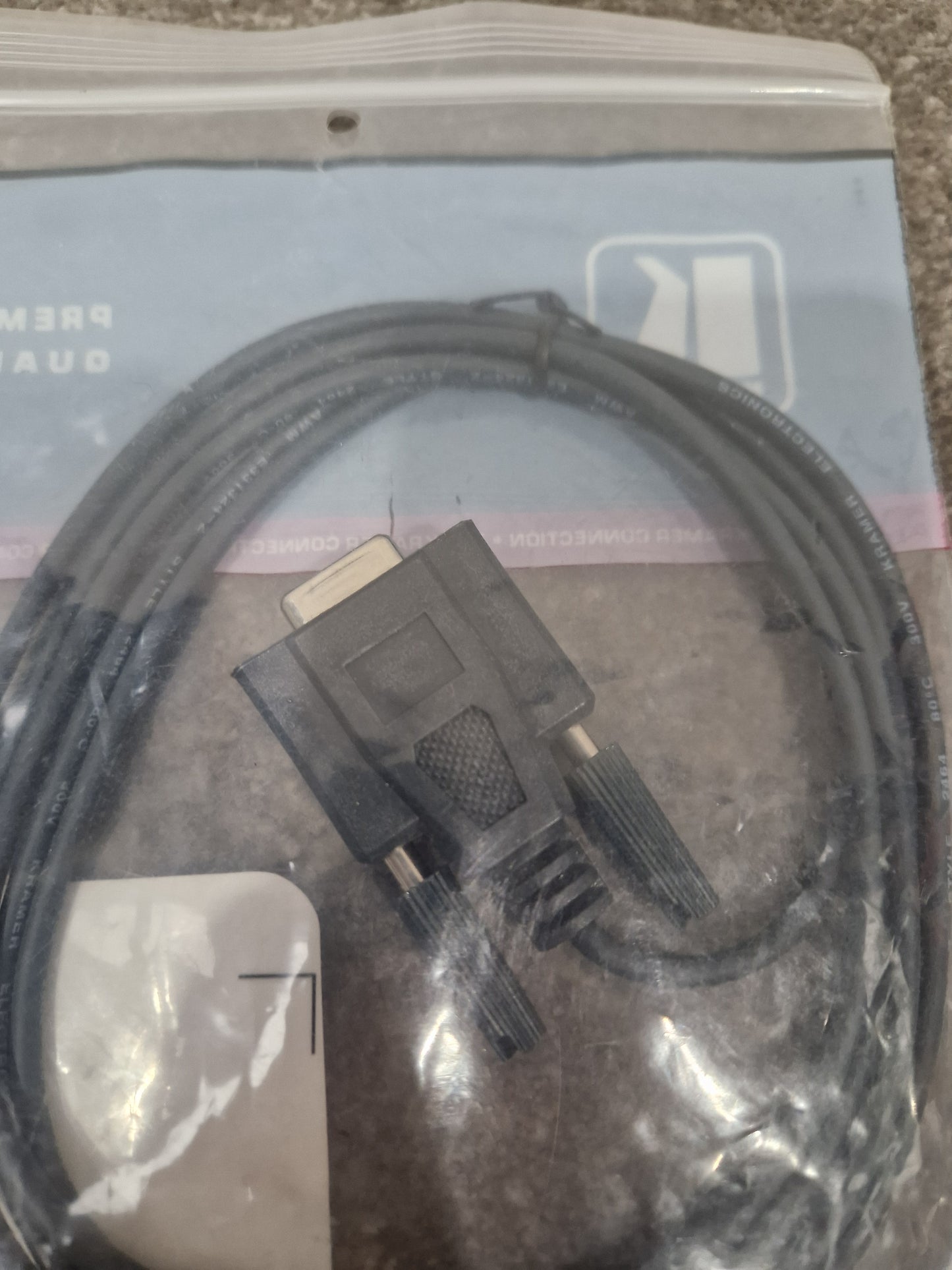 Kramer RS-232 D9(f) TO Bare Wires Cable 6FT - High-Quality Signal Transfer - Excellent w/ Original Packaging