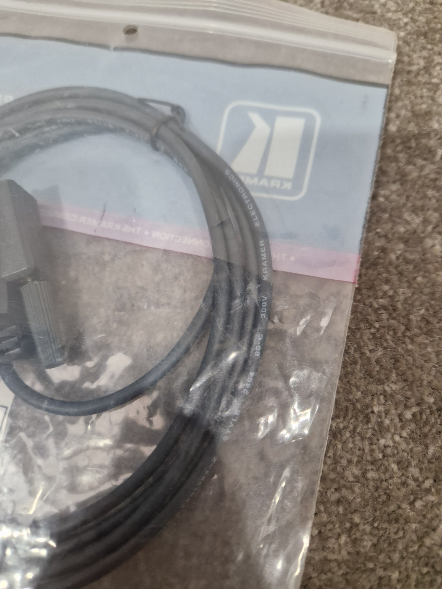 Kramer RS-232 D9(f) TO Bare Wires Cable 6FT - High-Quality Signal Transfer - Excellent w/ Original Packaging