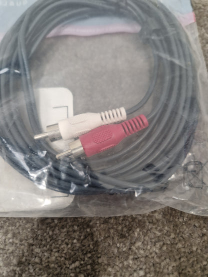 Kramer 3.5mm TO 2 RCA 10FT - Audio Cable Adapter - Excellent w/ Original Packaging