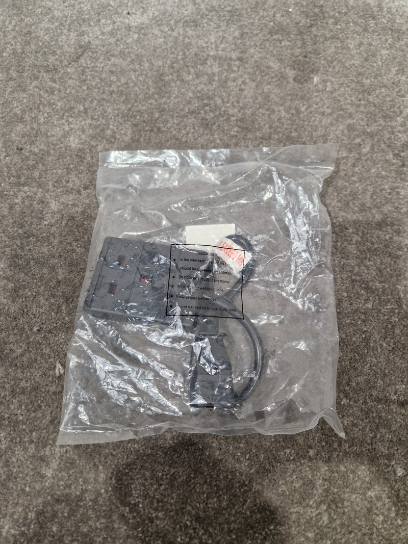PRO-ELEC IEC C14 Plug TO 13A Socket Black 0.5m - Power Extension Cable - Excellent w/ Original Packaging - Image 2