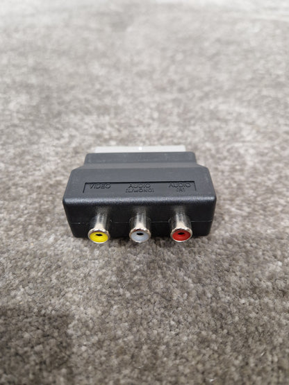 SCART RCA Adaptor Set OF 4 - High-Fidelity Audio Connectors - Excellent