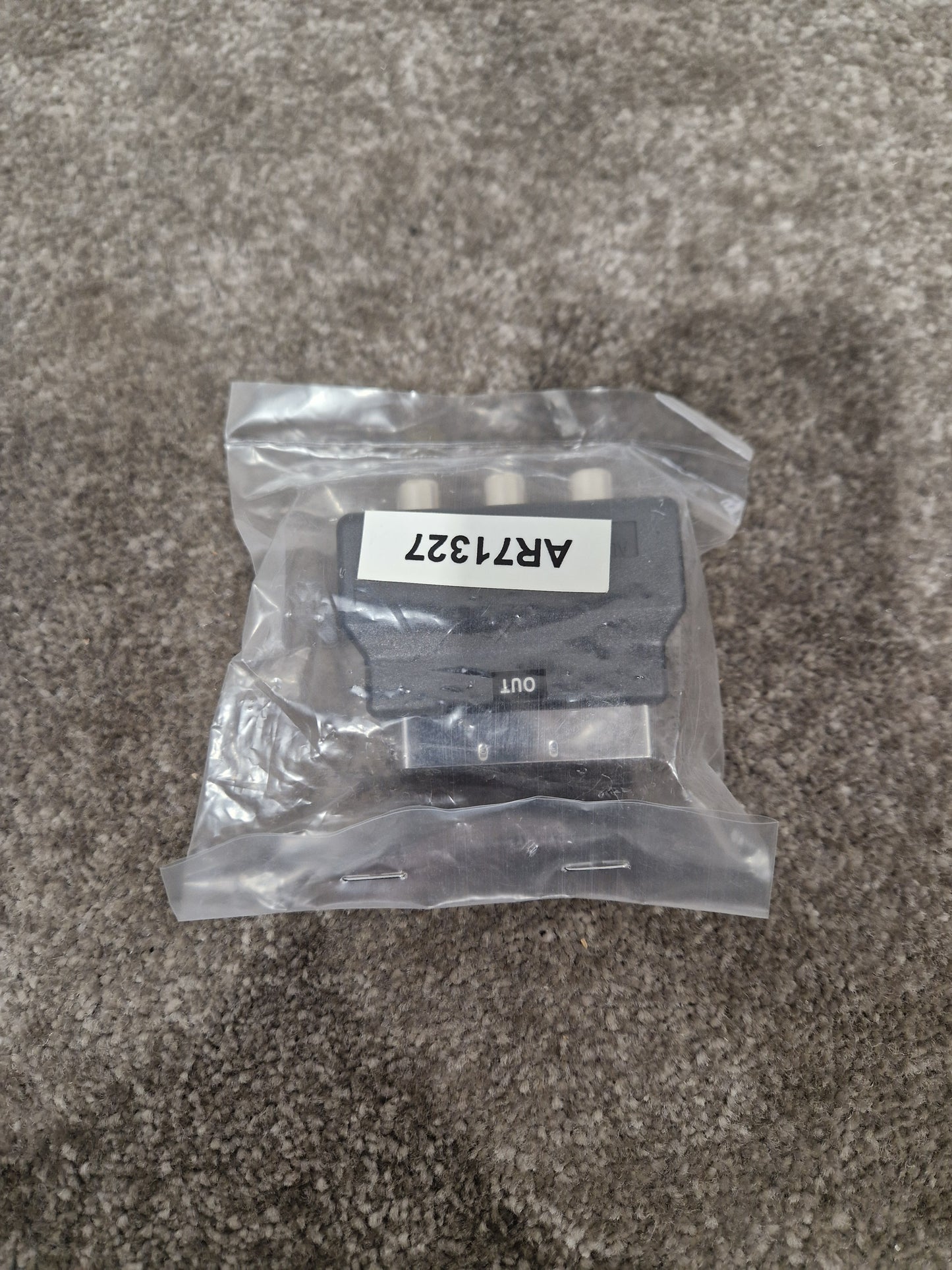 SCART RCA Adaptor Set OF 4 - High-Fidelity Audio Connectors - Excellent