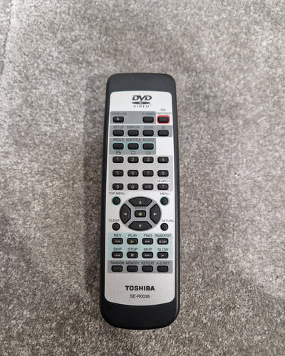 Toshiba SE-R0036 For DVD - Remote Control - Excellent