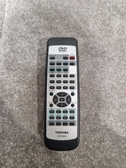 Toshiba SE-R0036 For DVD - Remote Control - Excellent