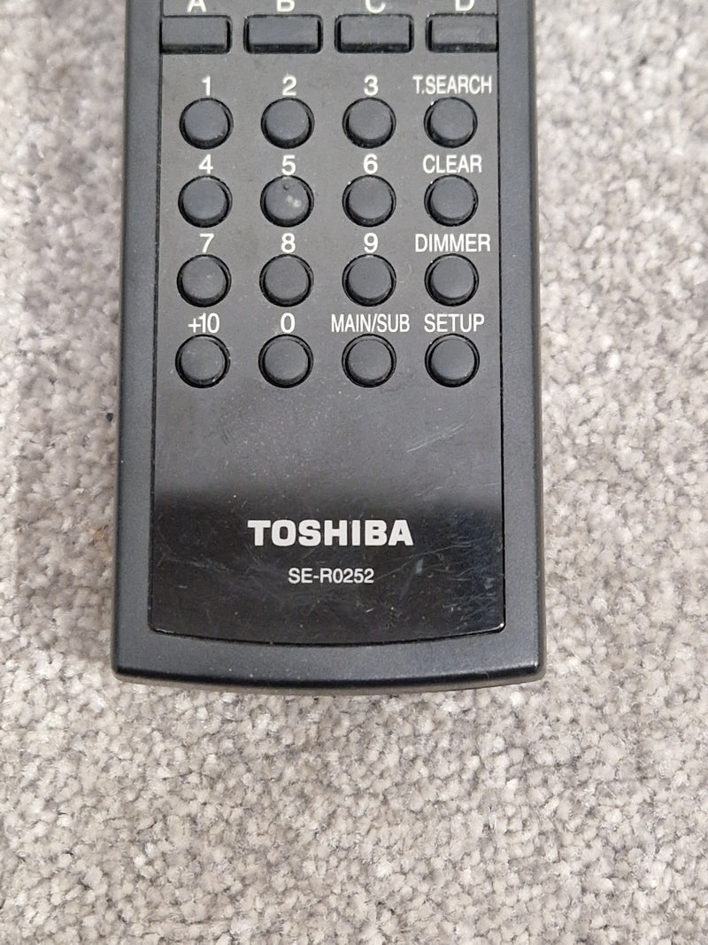 Toshiba SE-R0252 For DVD Unit - Remote Control Compatible - Excellent - Image 4