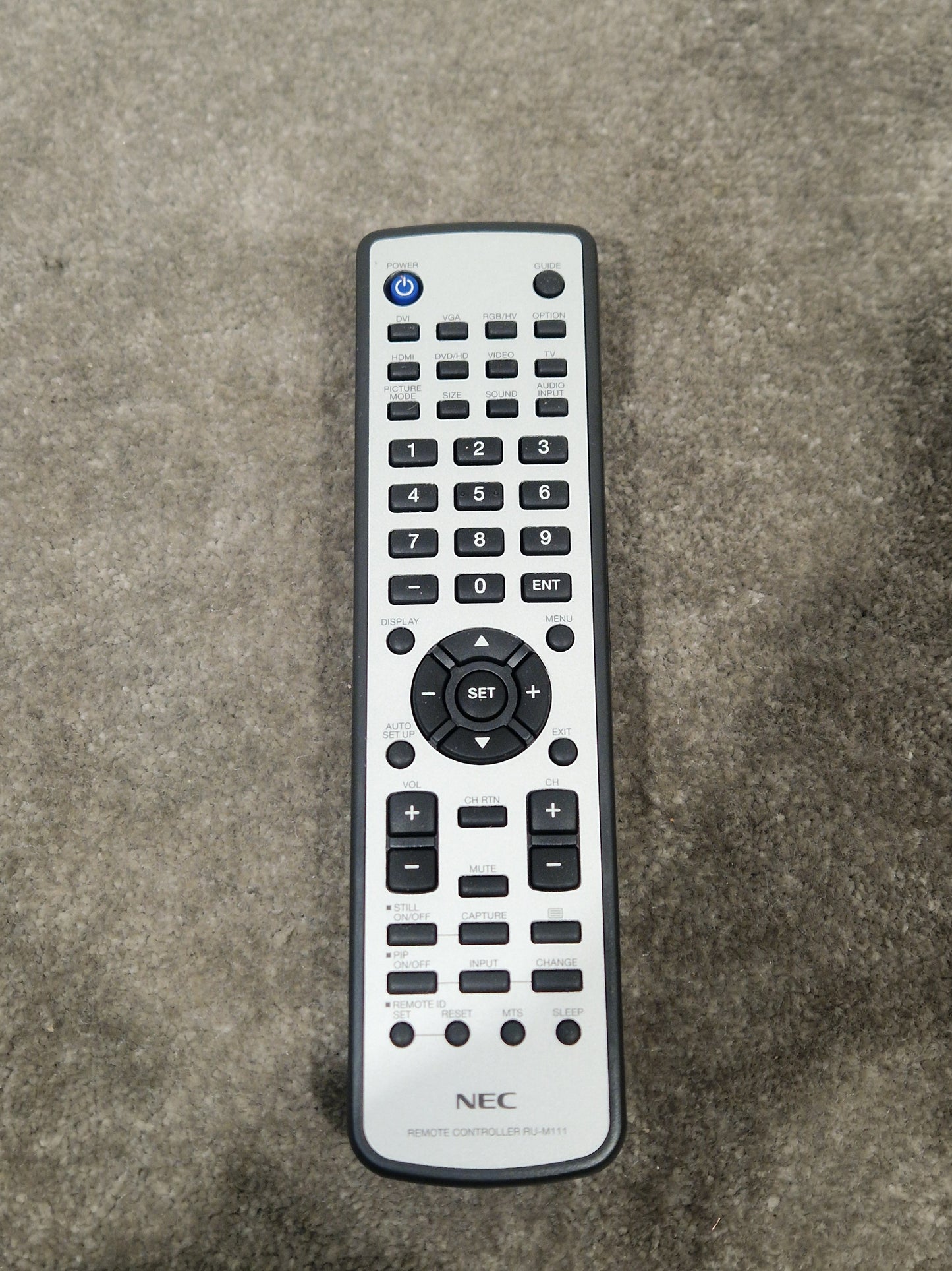 NEC Remote Control RU-M111 - Versatile Control Device - Excellent