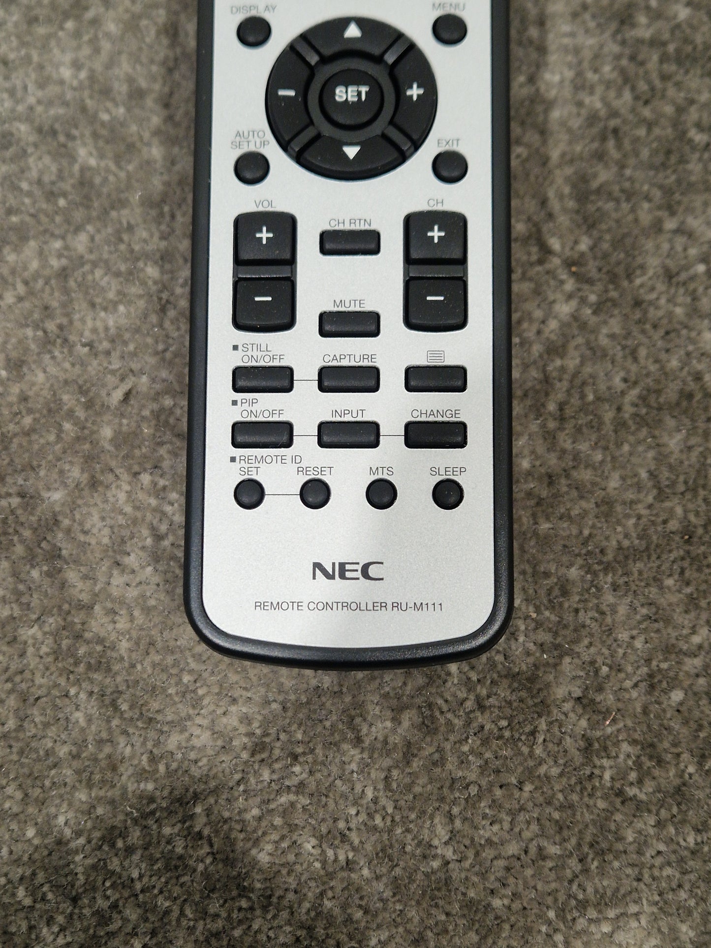 NEC Remote Control RU-M111 - Versatile Control Device - Excellent