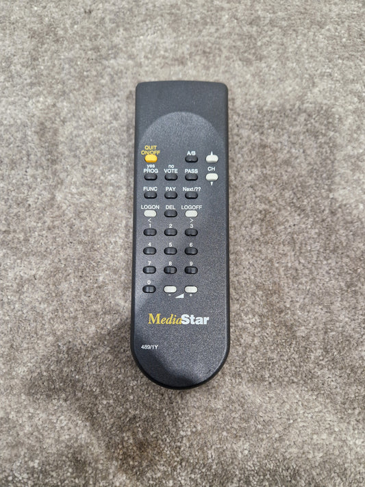 Mediastar Remote For Mediastar Receiver - Infrared Wireless Control - Excellent