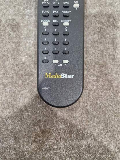 Mediastar Remote For Mediastar Receiver - Infrared Wireless Control - Excellent