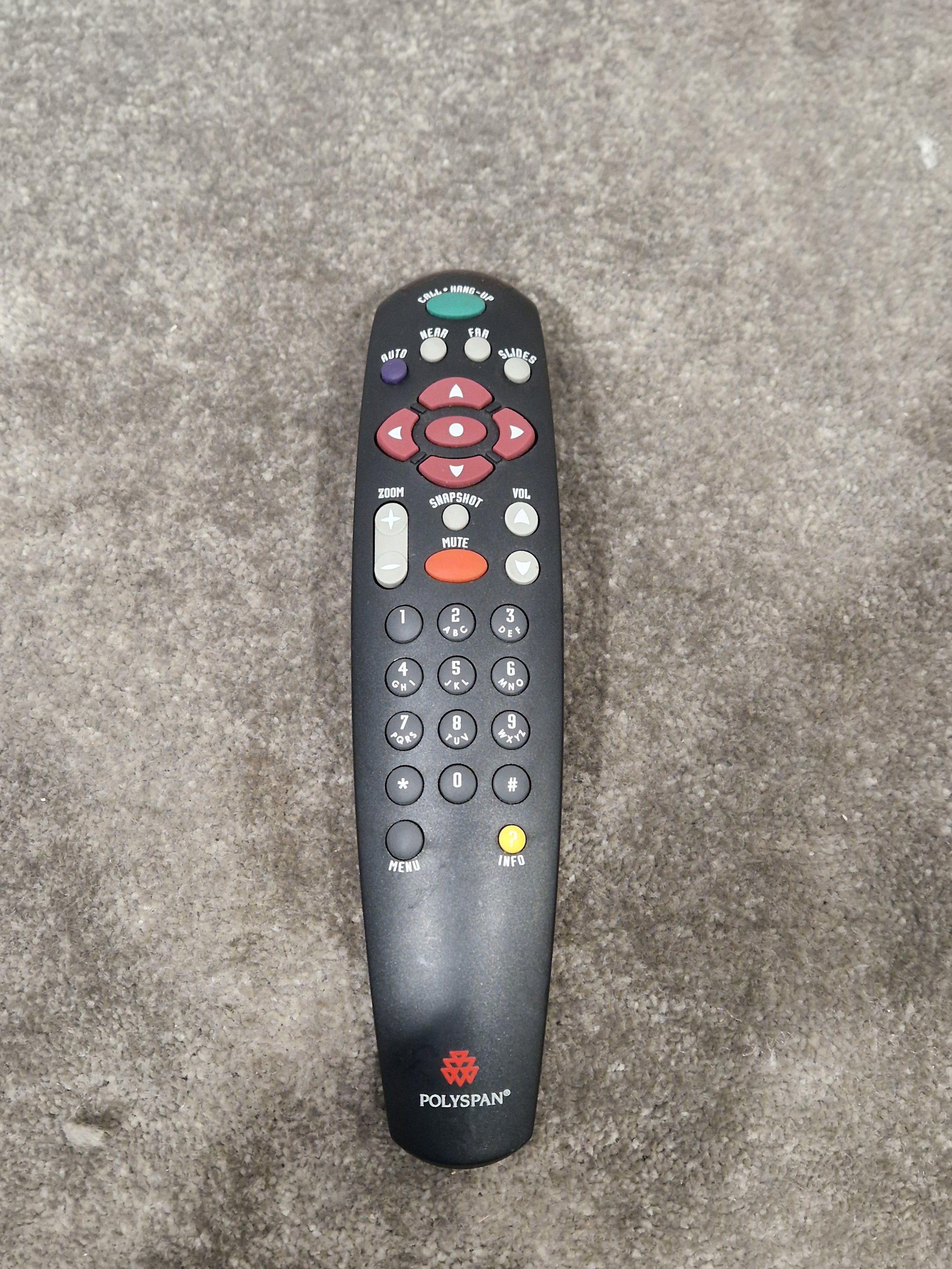 POLYCOM T90672 Remote Control - Advanced Teleconferencing Unit - Excel ...