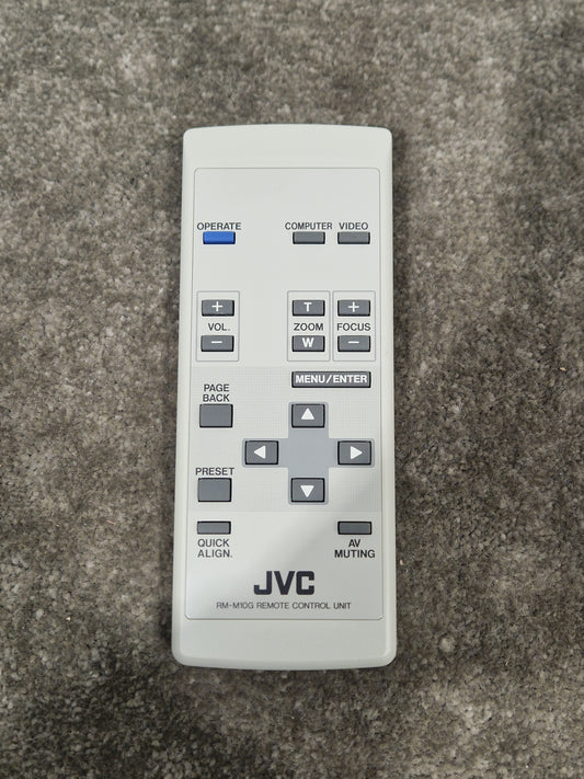JVC RM-M10G Remote Control - Multi-Device Compatibility - Excellent