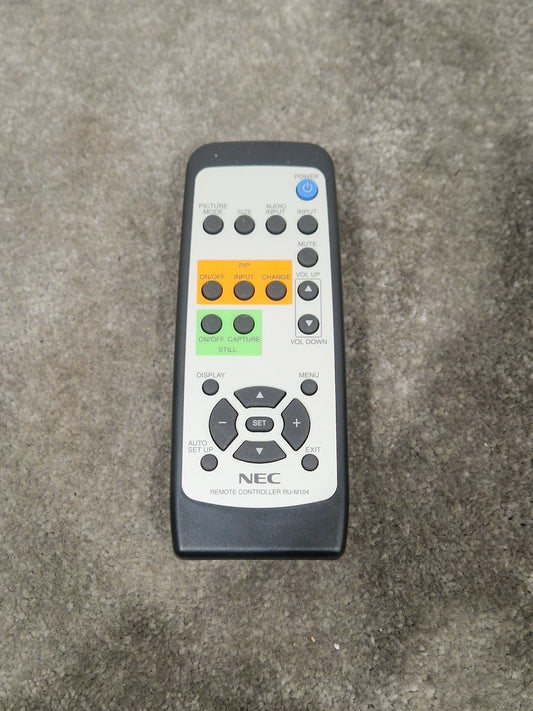 NEC RU-M104 Remote Control - Versatile Multi-Device Control - Excellent