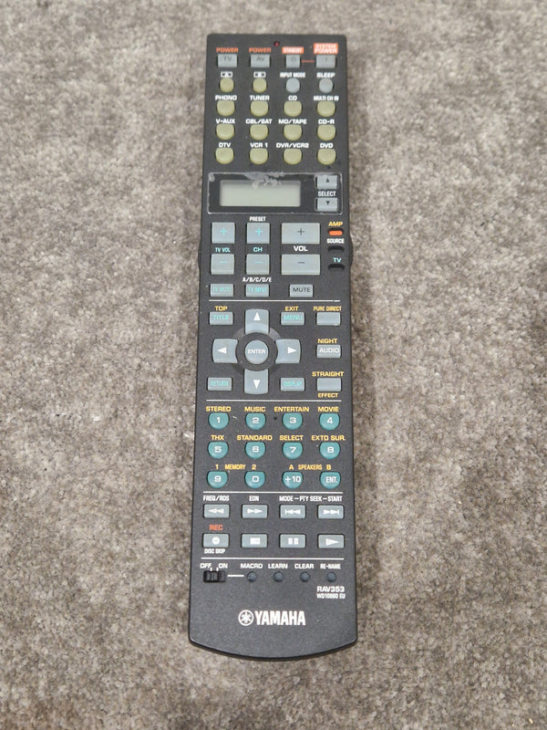 Yamaha RAV353 Remote Control - Universal Device Compatibility - Excellent