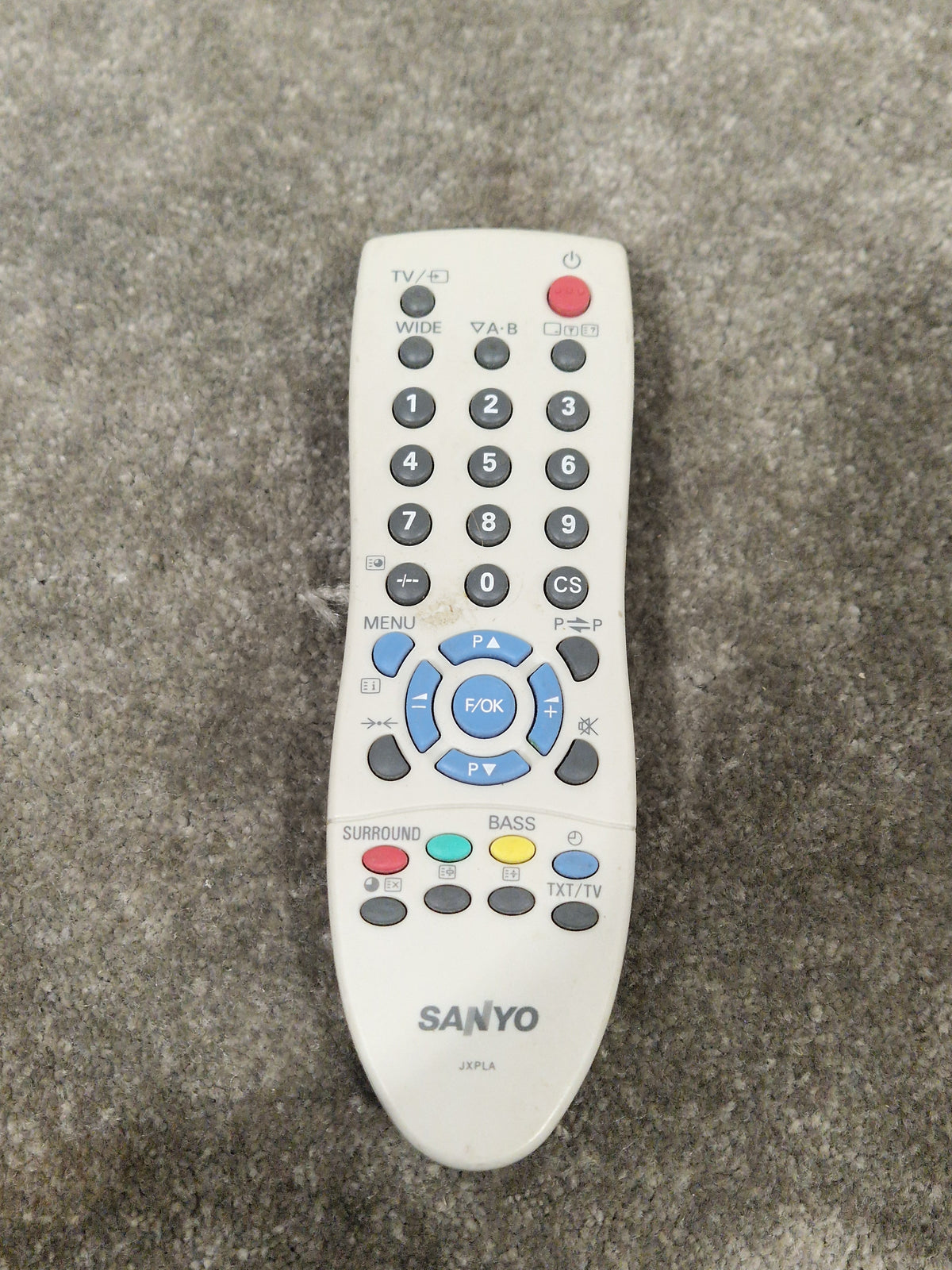 Sanyo JXPLA Remote Control - Universal Compatibility - Very Good