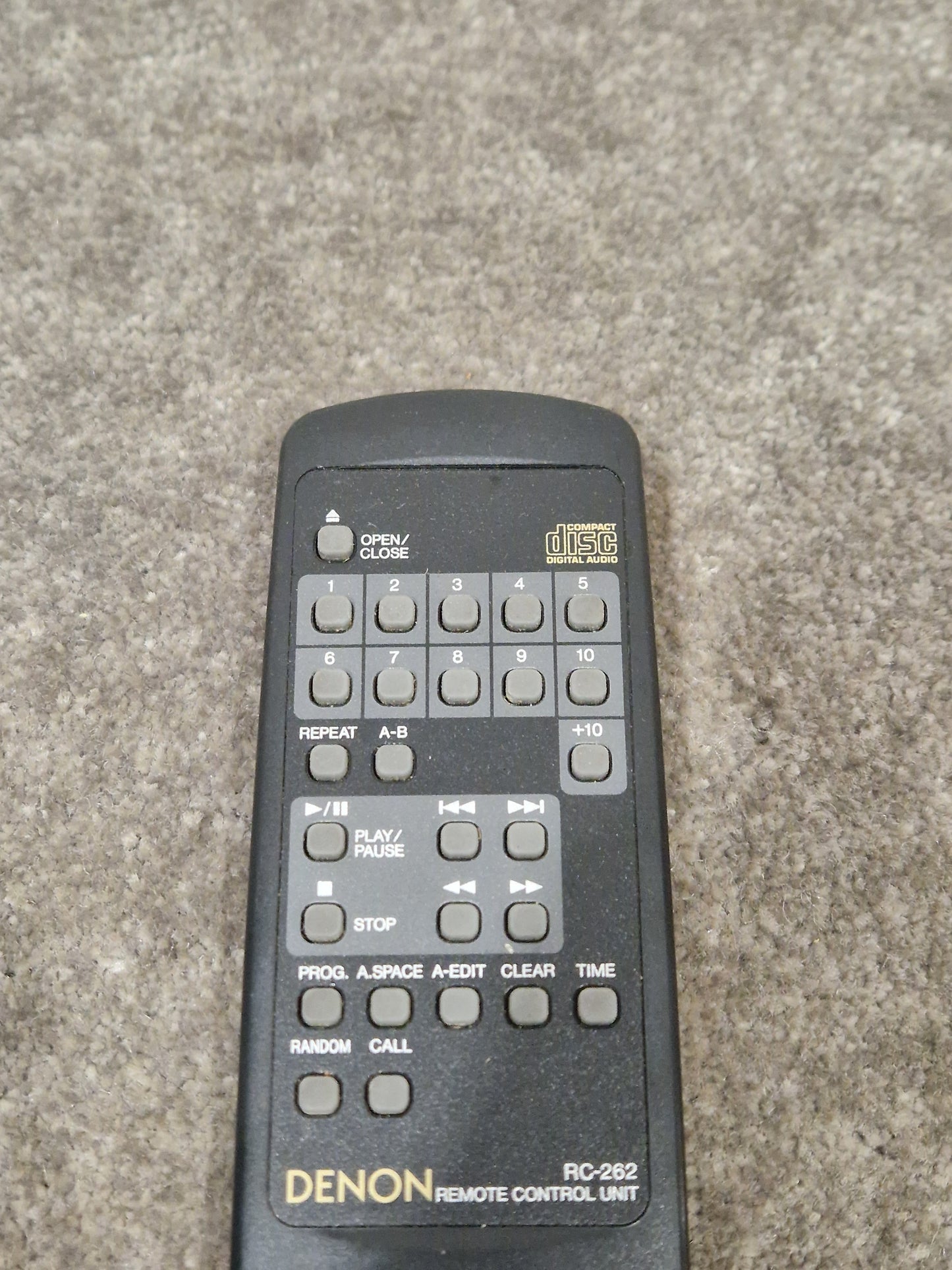Denon RC262 Remote Controller - Compact Stereo Control - Excellent